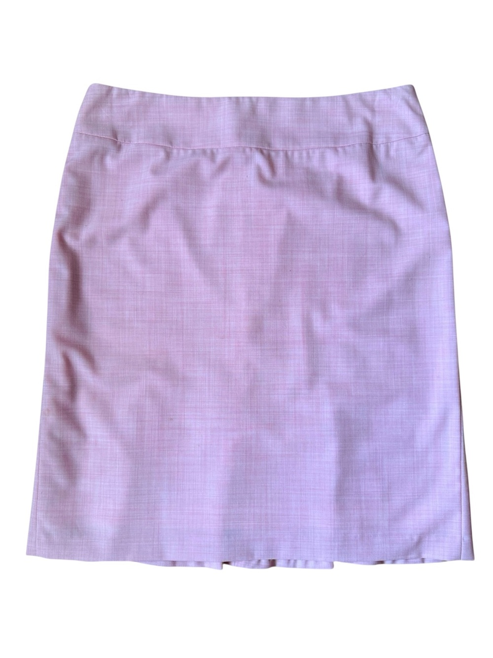 Classiques Entier Pink Pencil Skirt 8P Back Flare Career Chic